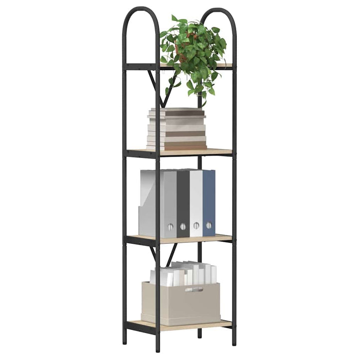 Bogreol Sonoma eg 40 x 30 x 146 cm Konstrueret træ