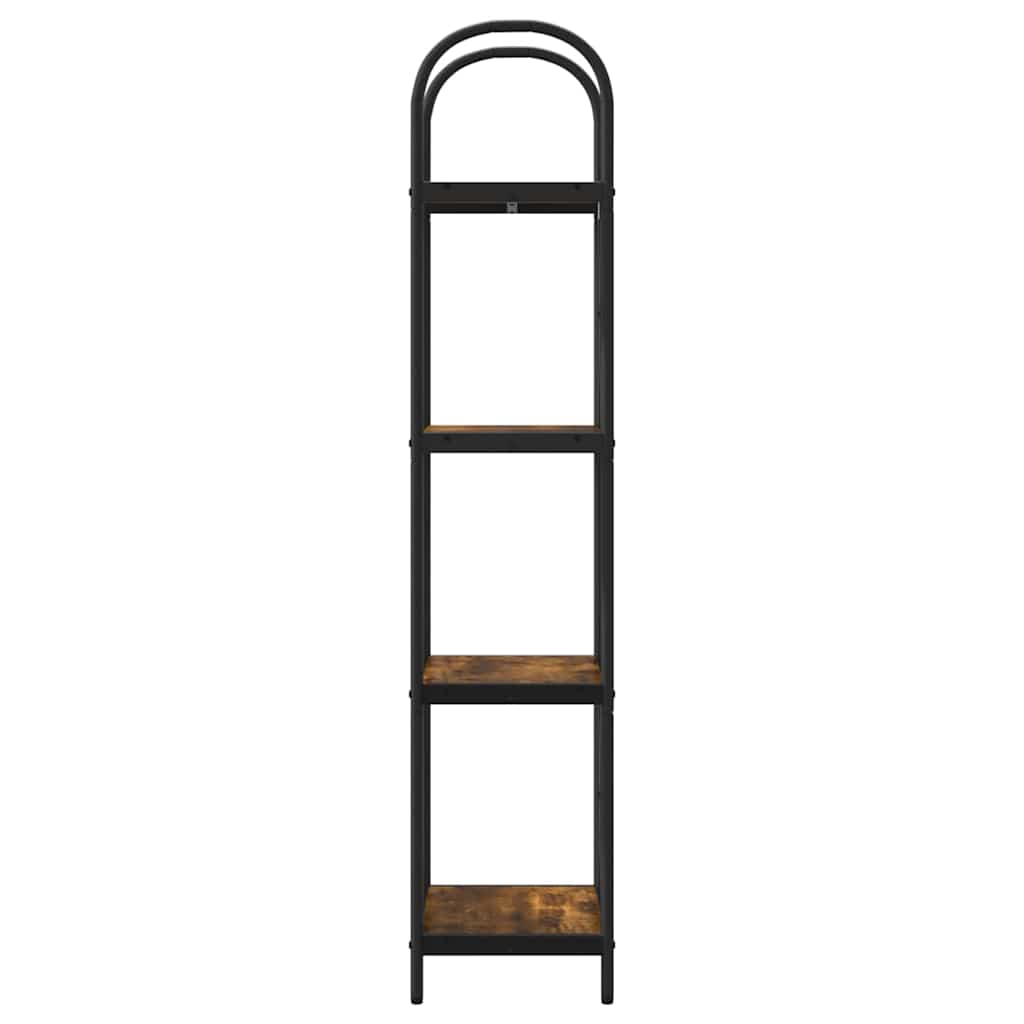 Bogreol Røget eg 40 x 30 x 146 cm Konstrueret træ
