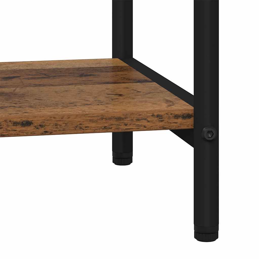 Bogreol Gammelt træ 40 x 30 x 146 cm Konstrueret træ