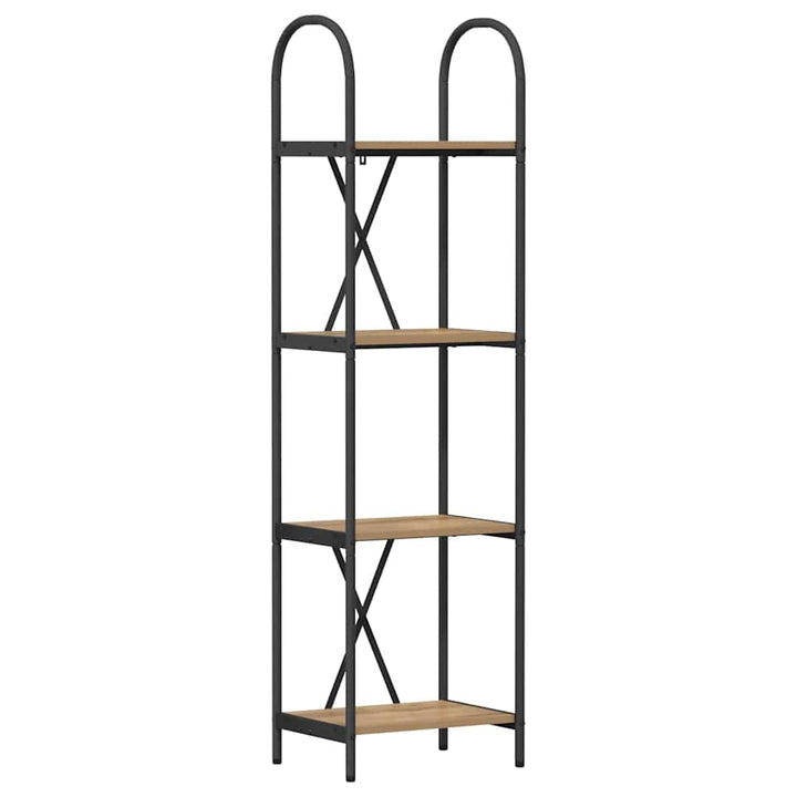 Bogreol Artisan Egetræ 40 x 30 x 146 cm Konstrueret træ