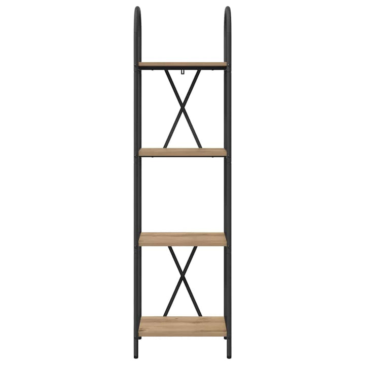 Bogreol Artisan Egetræ 40 x 30 x 146 cm Konstrueret træ