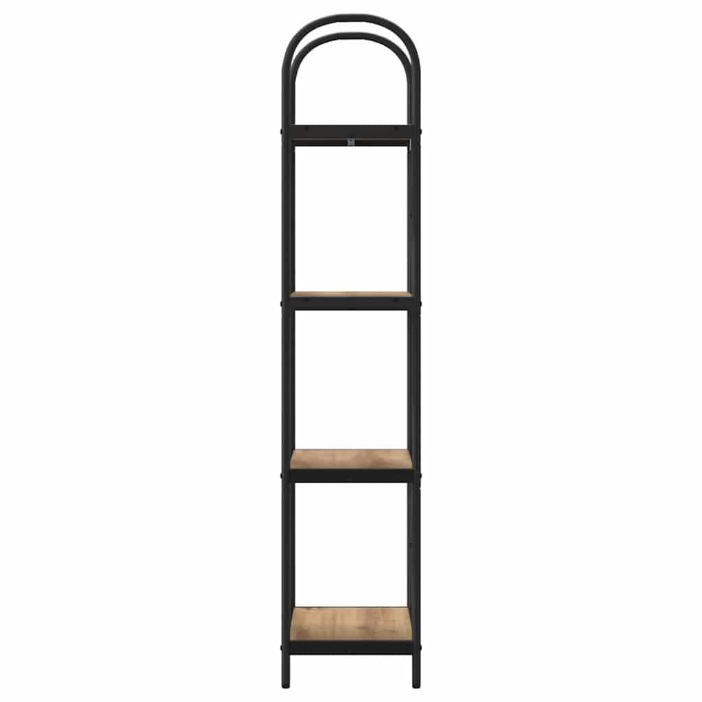 Bogreol Artisan Egetræ 40 x 30 x 146 cm Konstrueret træ