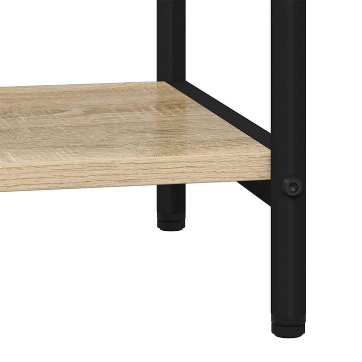 Bogreol 3 niveauer 40 x 30 x 109 cm Konstrueret træ Sonoma eg