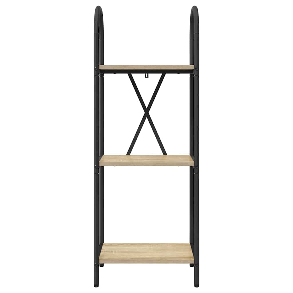 Bogreol Sonoma eg 40 x 30 x 109 cm Konstrueret træ