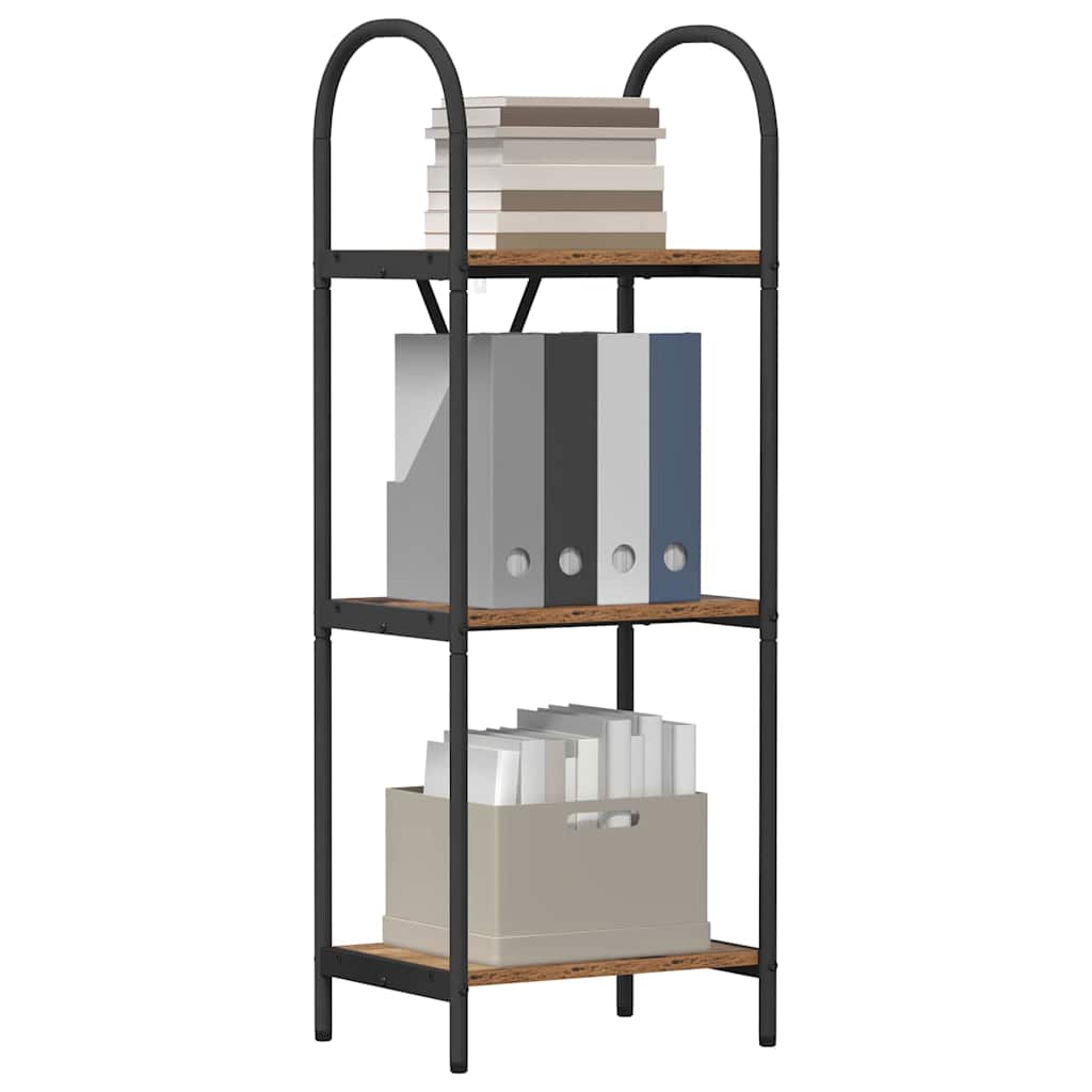 Bogreol Gammelt træ 40 x 30 x 109 cm Konstrueret træ