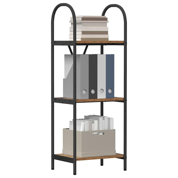 Bogreol Gammelt træ 40 x 30 x 109 cm Konstrueret træ