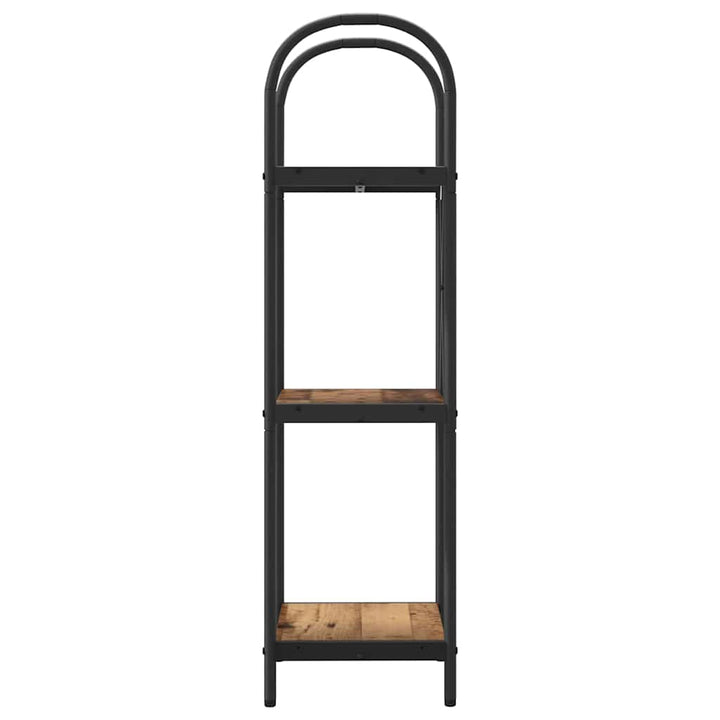 Bogreol Gammelt træ 40 x 30 x 109 cm Konstrueret træ