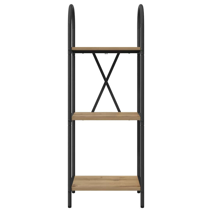 Bogreol 3 niveauer 40 x 30 x 109 cm Konstrueret træ