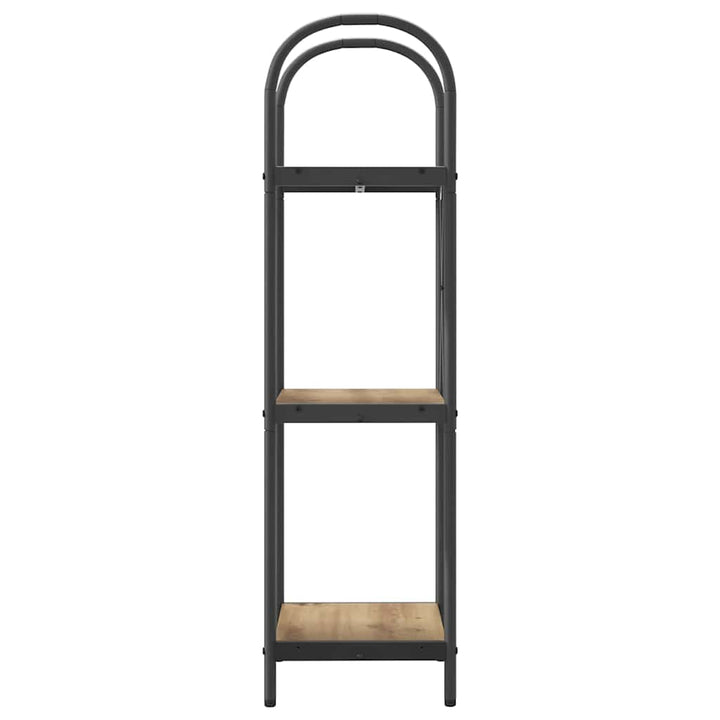 Bogreol 3 niveauer 40 x 30 x 109 cm Konstrueret træ