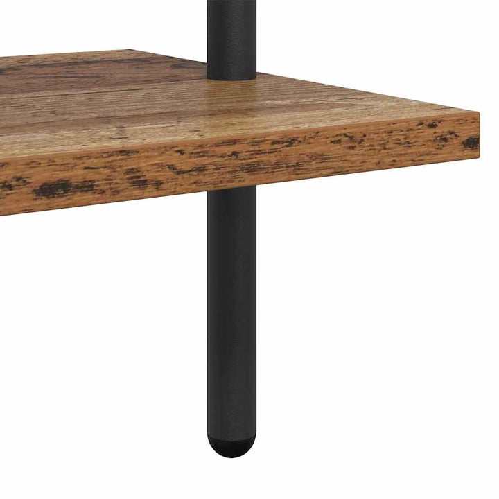 Bogreol Gammelt træ 60 x 24 x 168 cm Konstrueret træ