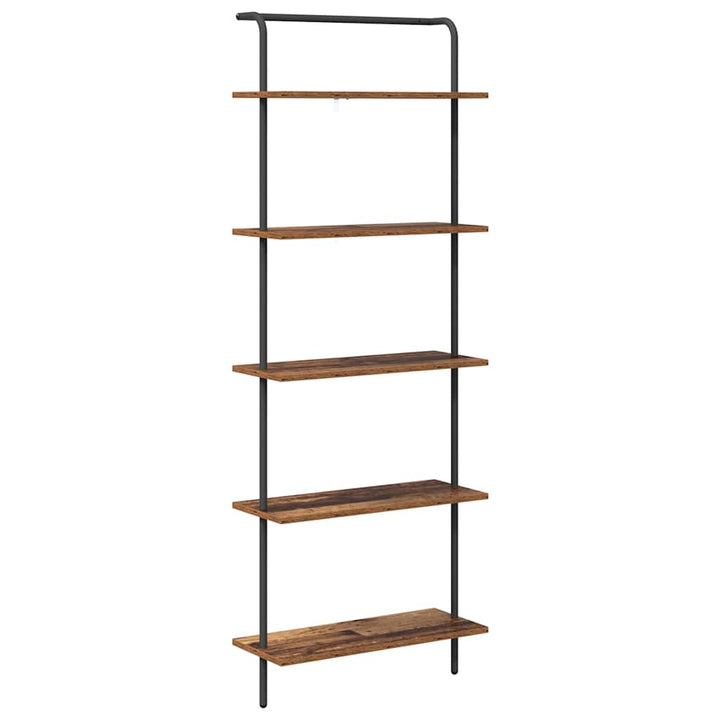 Bogreol Gammelt træ 60 x 24 x 168 cm Konstrueret træ