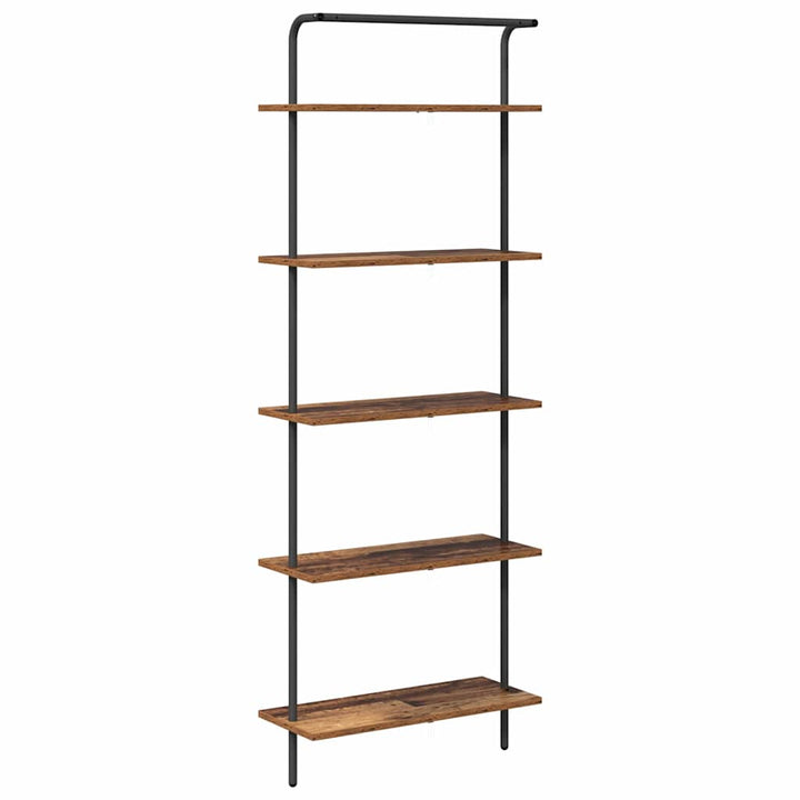Bogreol Gammelt træ 60 x 24 x 168 cm Konstrueret træ