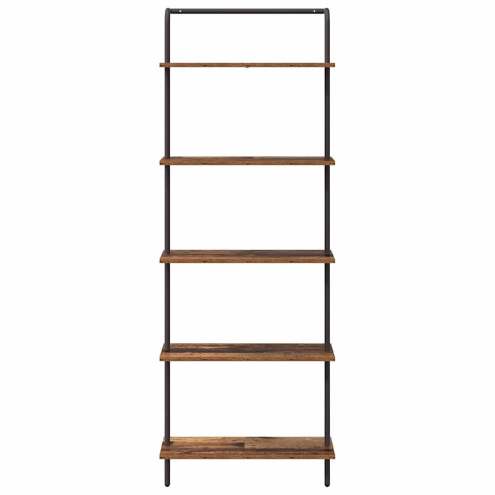 Bogreol Gammelt træ 60 x 24 x 168 cm Konstrueret træ