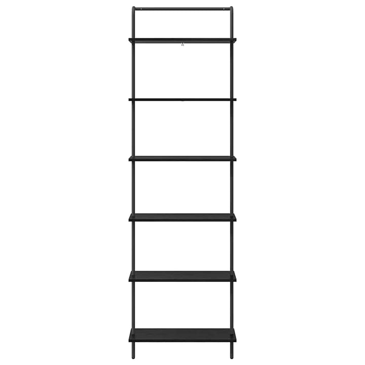 Bogreol Sort eg 60 x 24 x 203 cm Konstrueret træ
