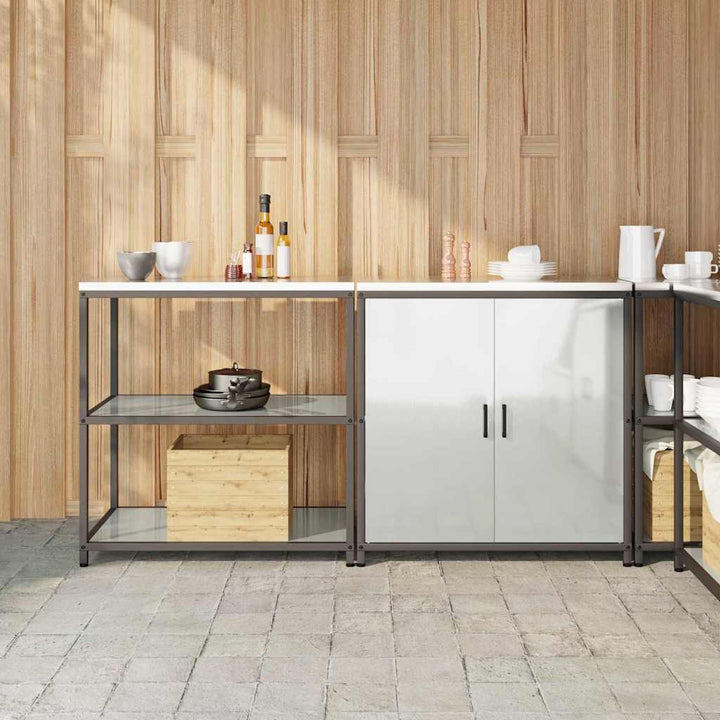 Køkkenopbevaringssæt HATTEM 2 pcs Sølv Galvaniseret stål