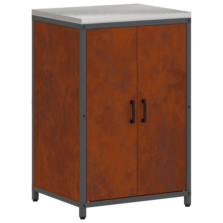 Køkkenopbevaringssæt HATTEM 2 stk. Rusten Stål