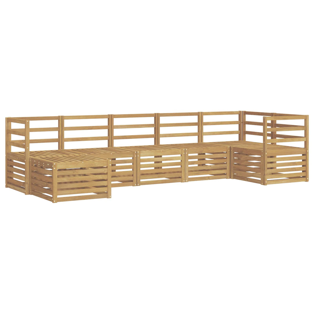 Udendørs sofagruppe 7 pcs Hvid