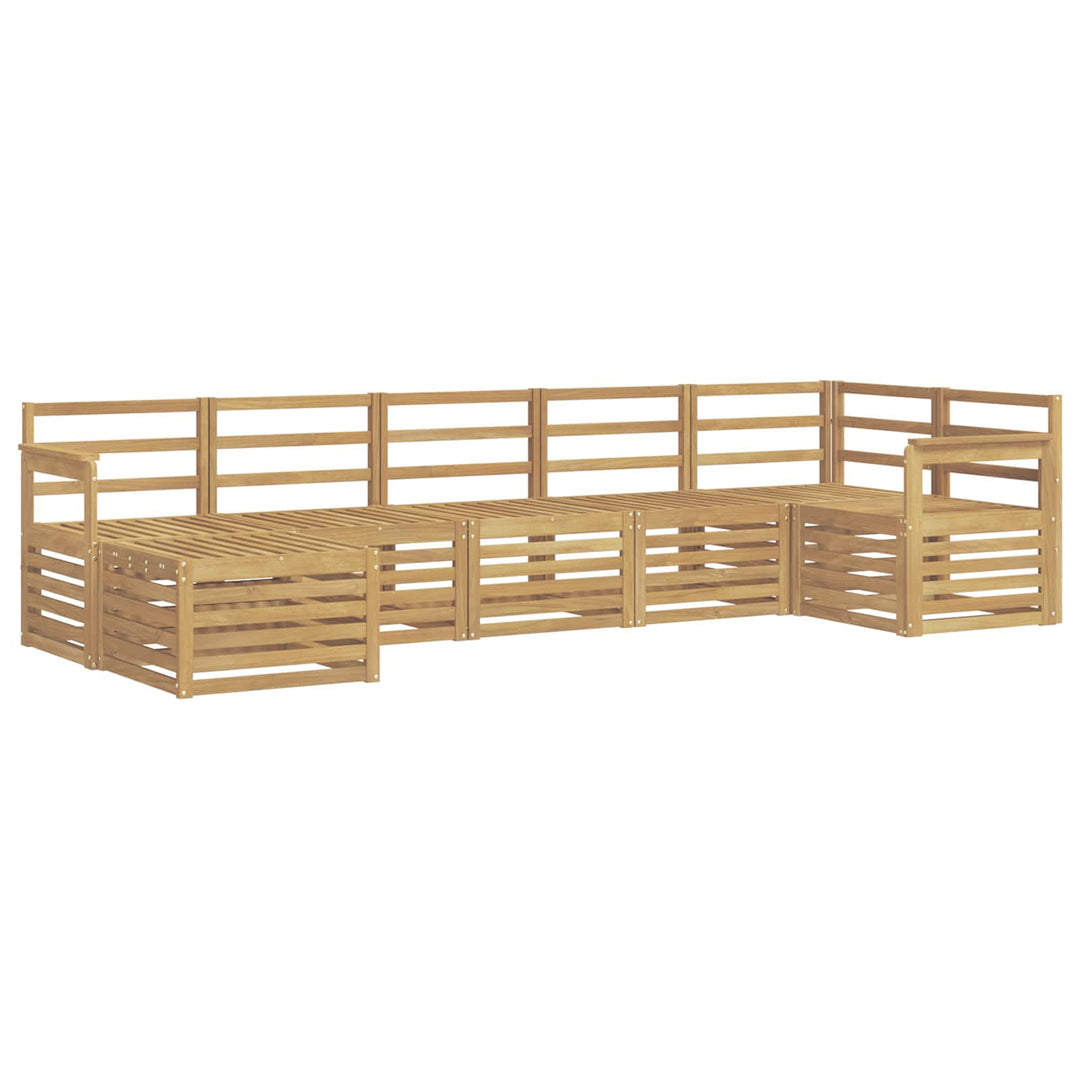Udendørs sofagruppe 7 pcs Hvid