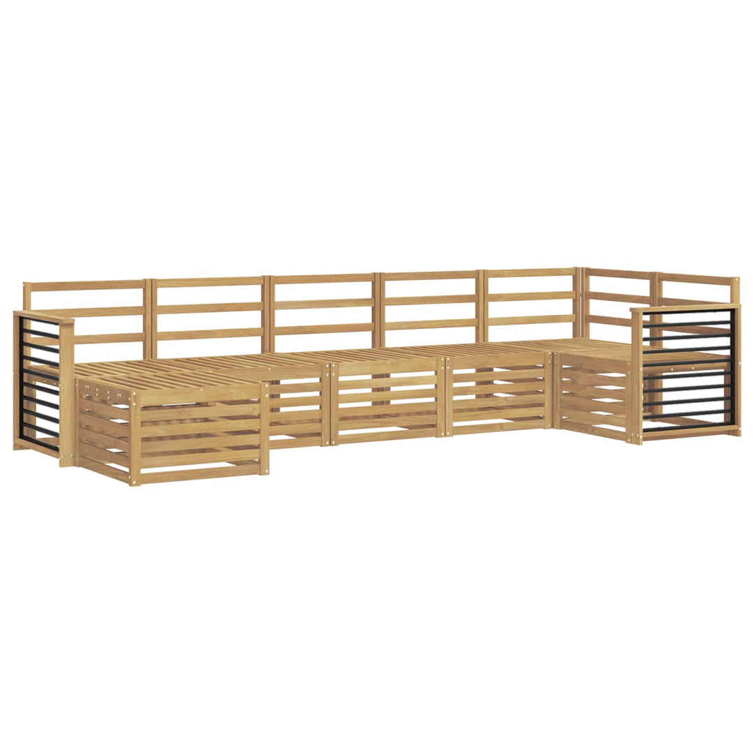 Udendørs sofagruppe 7 pcs Hvid