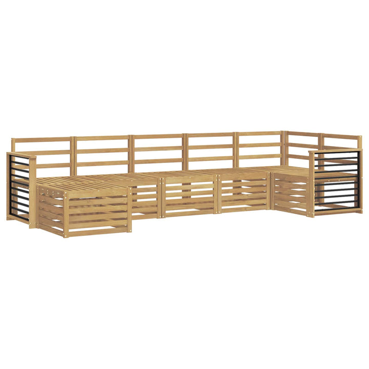 Udendørs sofagruppe 7 pcs Hvid