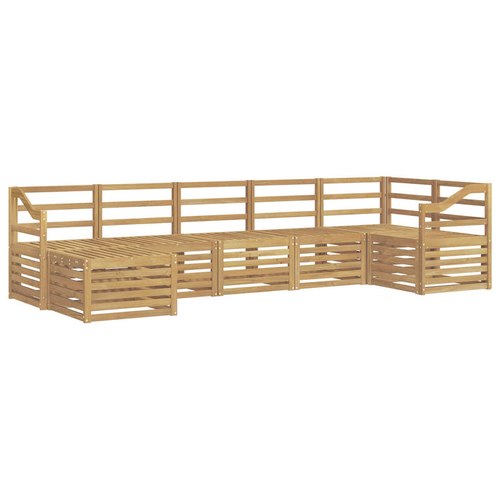 Udendørs sofagruppe 7 pcs Hvid