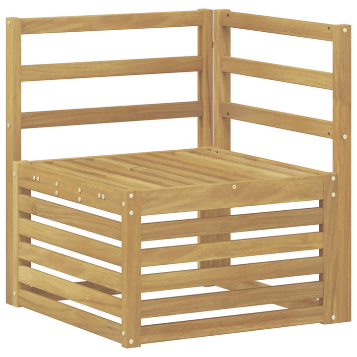Udendørs sofagruppe 8 pcs Hvid 59 x 59 x 37 cm