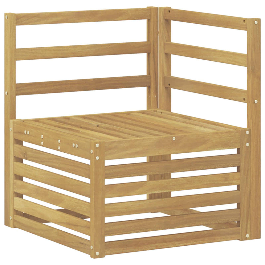 Udendørs sofagruppe 8 pcs Hvid 306 x 187,5 x 73 cm