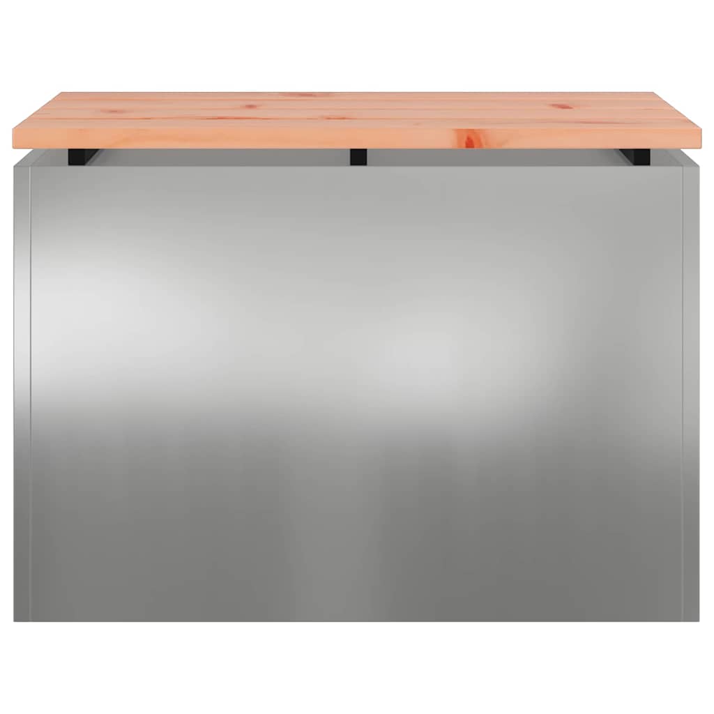 Havebænk Sølv 60 x 40 x 43 cm Galvaniseret stål