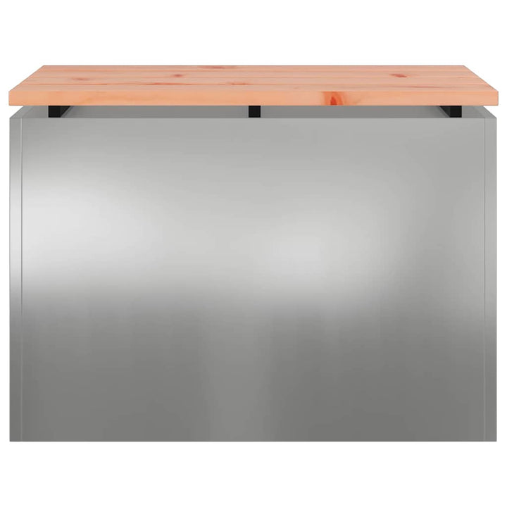 Havebænk Sølv 60 x 40 x 43 cm Galvaniseret stål
