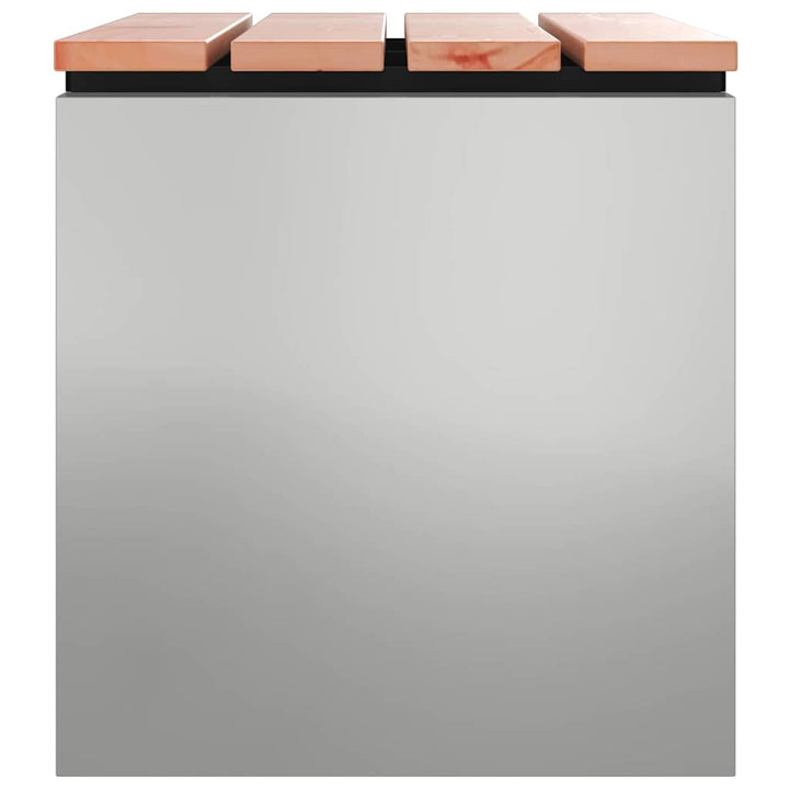 Havebænk Sølv 60 x 40 x 43 cm Galvaniseret stål