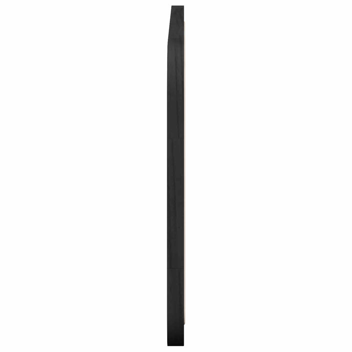 Hovedgærde med hovedgærde Sort 100 x 55 x 3 cm Rattan