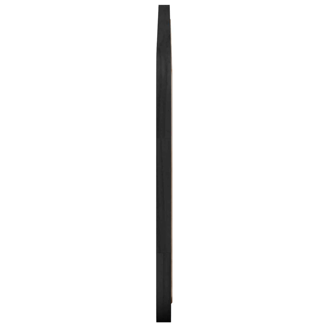 Hovedgærde med hovedgærde Sort 120 x 55 x 3 cm Rattan