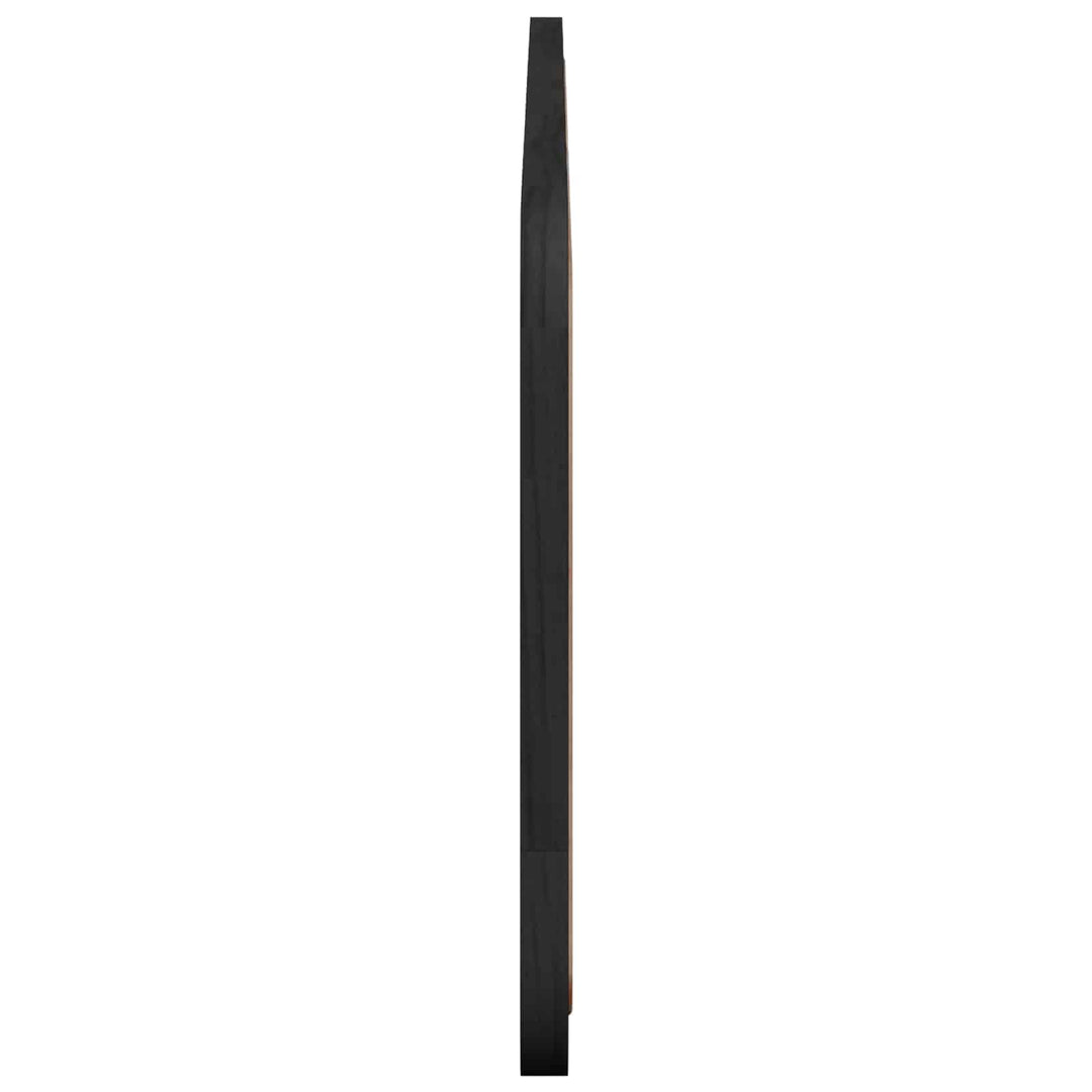 Hovedgærde med hovedgærde Sort 180 x 55 x 3 cm Rattan