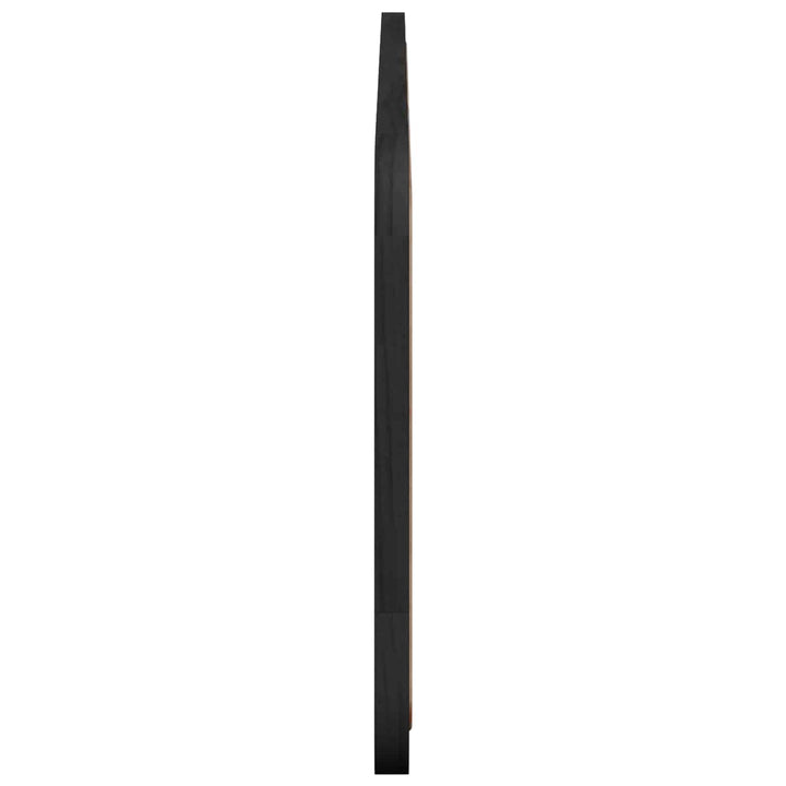 Hovedgærde med hovedgærde Sort 180 x 55 x 3 cm Rattan