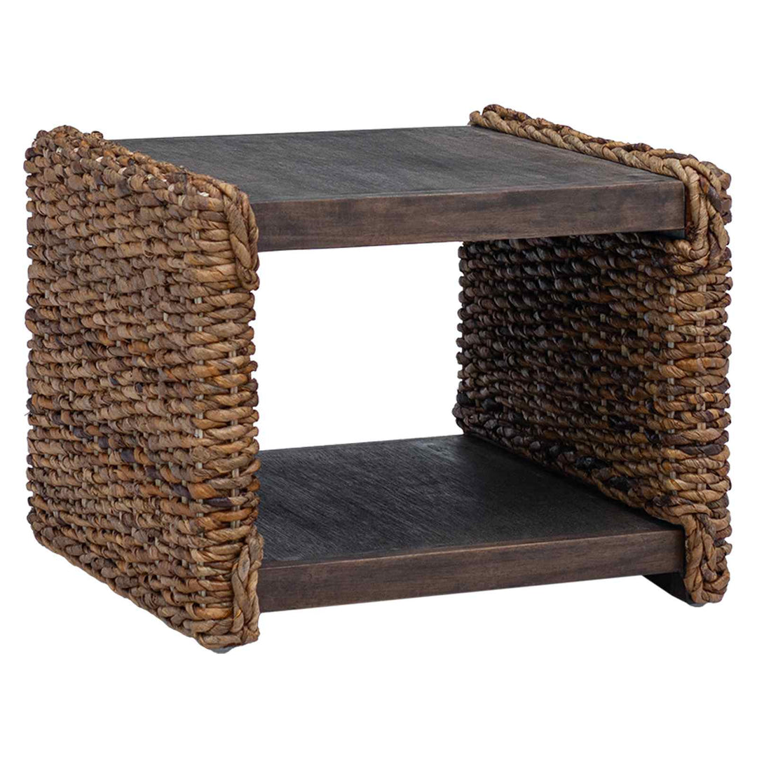 Sofabord Naturfarvet 45 x 45 x 45 cm Massiv Mahogni