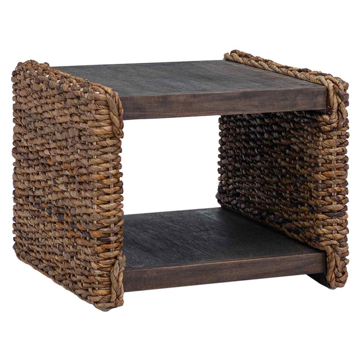 Sofabord Naturfarvet 45 x 45 x 45 cm Massiv Mahogni