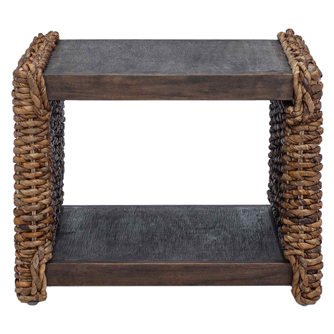 Sofabord Naturfarvet 45 x 45 x 45 cm Massiv Mahogni