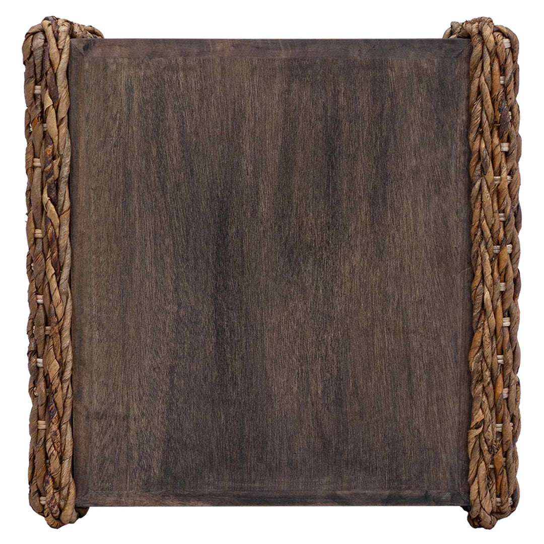Sofabord Naturfarvet 45 x 45 x 45 cm Massiv Mahogni