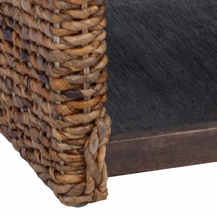 Sofabord Naturfarvet 90 x 45 x 35 cm Massiv Mahogni