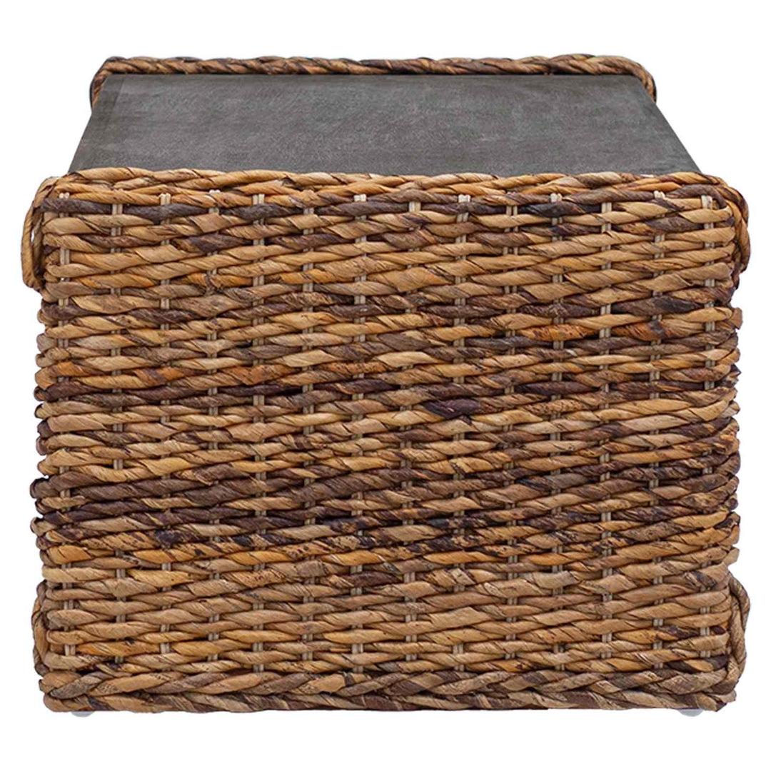 Sofabord Naturfarvet 90 x 45 x 35 cm Massiv Mahogni
