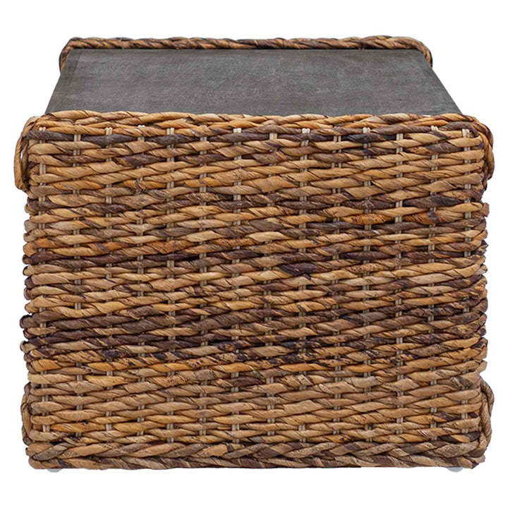 Sofabord Naturfarvet 90 x 45 x 35 cm Massiv Mahogni
