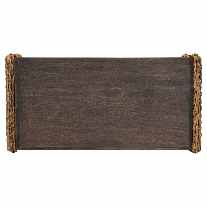 Sofabord Naturfarvet 90 x 45 x 35 cm Massiv Mahogni