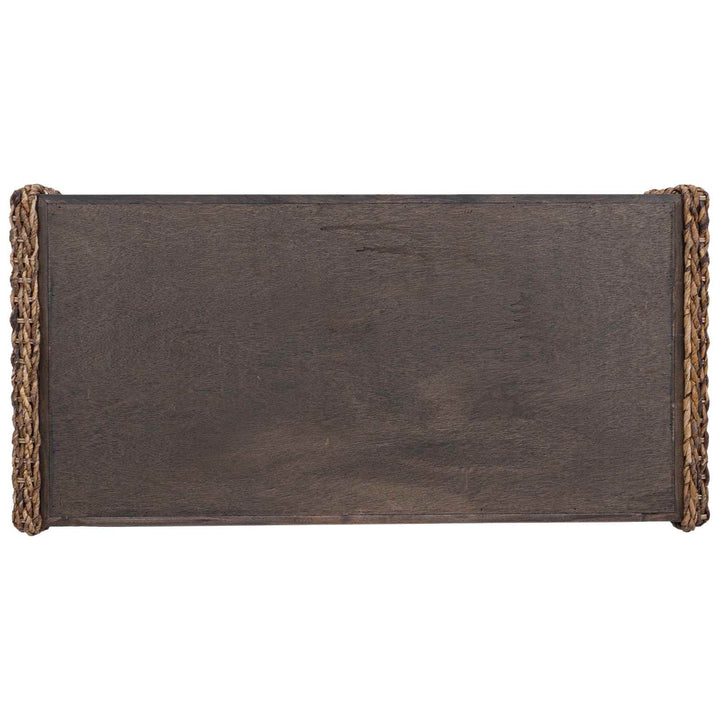 Sofabord Naturfarvet 110 x 55 x 35 cm Massiv Mahogni