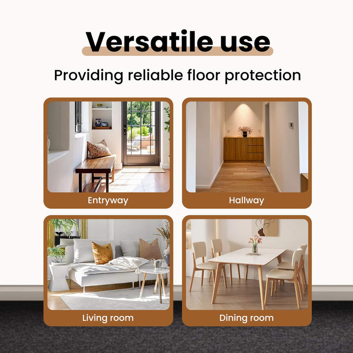 Tæppe Runner Antracit 100 x 250 cm 100% Polypropylen