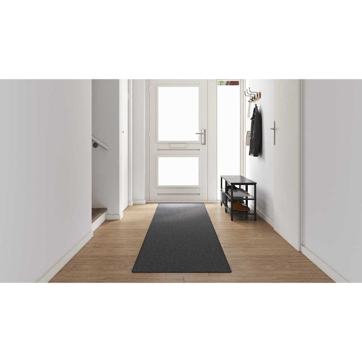 Tæppe Runner Mørkegrå 80 x 500 cm 100% Polypropylen