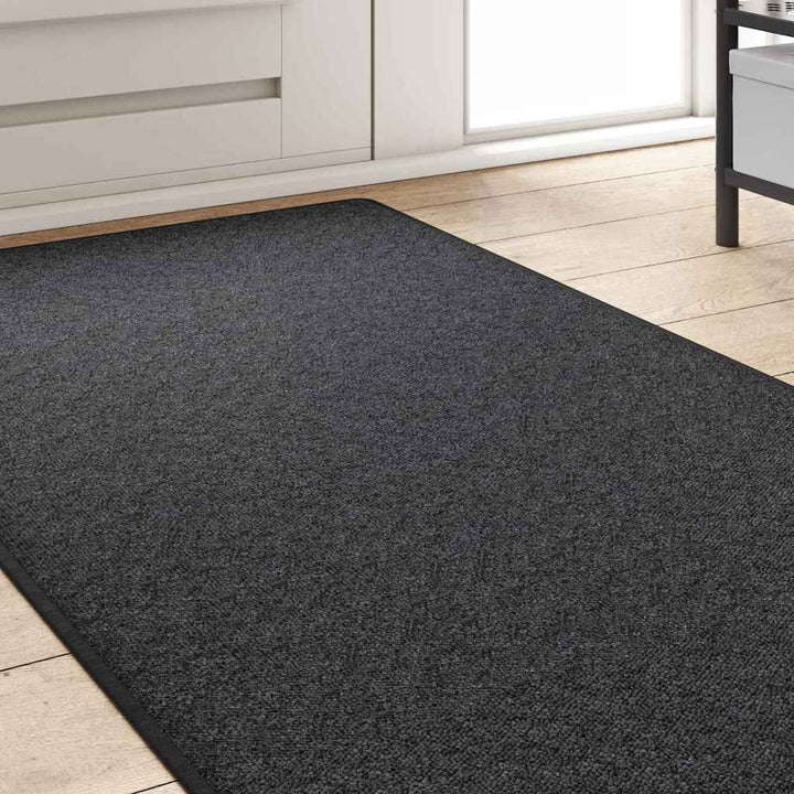 Tæppe Runner Mørkegrå 80 x 500 cm 100% Polypropylen