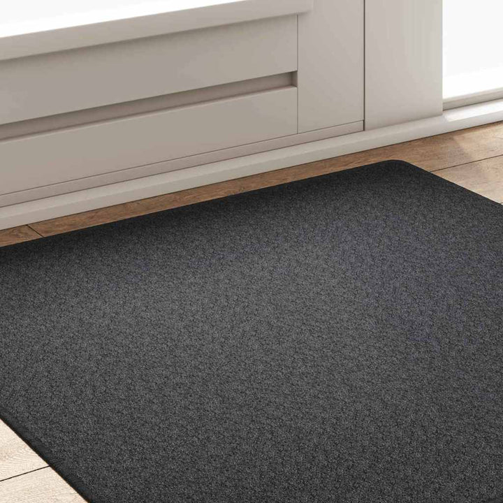 Tæppe Runner Mørkegrå 100 x 100 cm 100% Polypropylen