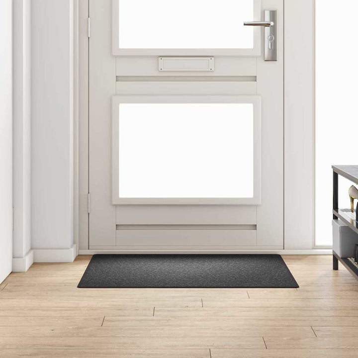 Tæppe Runner Mørkegrå 100 x 100 cm 100% Polypropylen