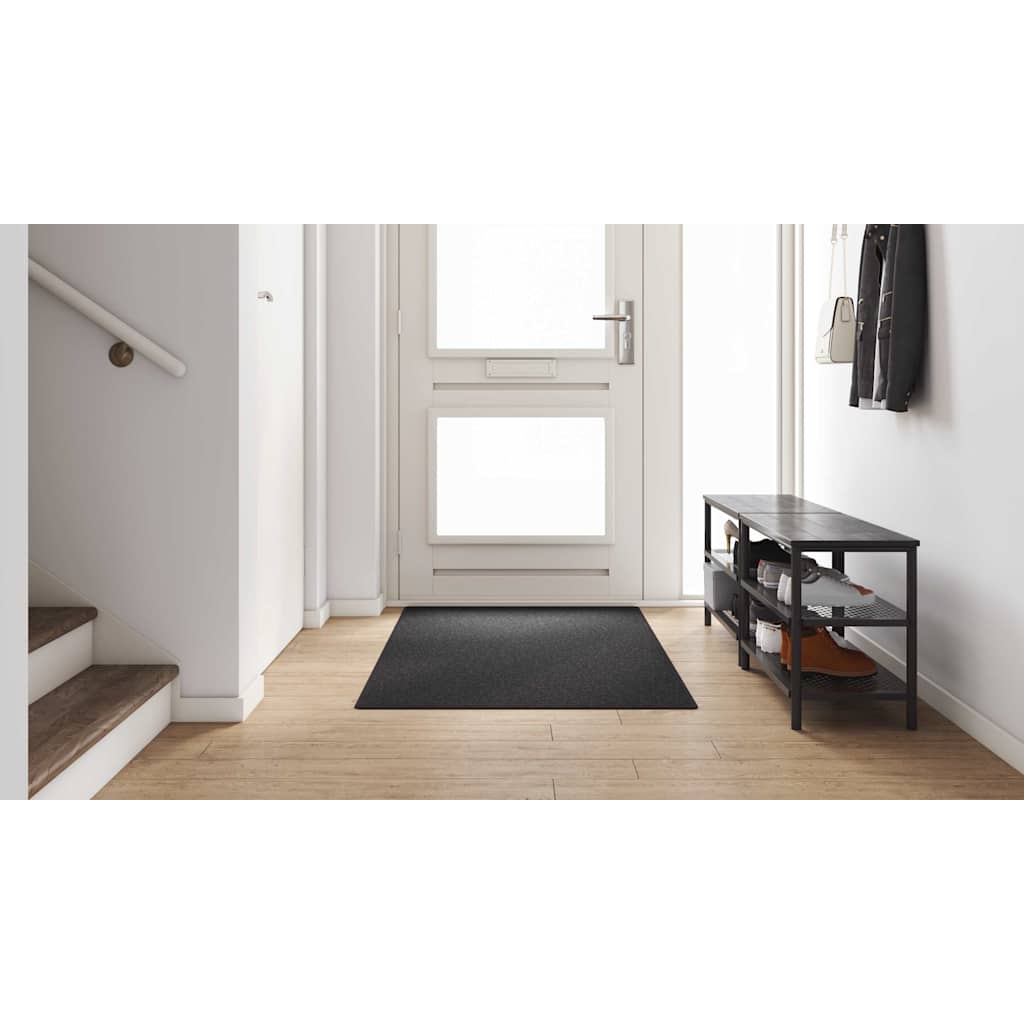 Tæppe Runner Mørkegrå 100 x 200 cm 100% Polypropylen