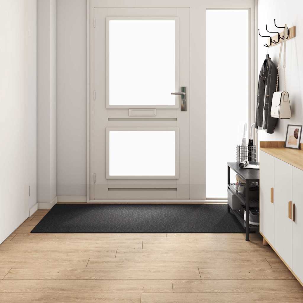Tæppe Runner Mørkegrå 100 x 200 cm 100% Polypropylen